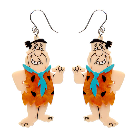 Fred Flintstone Drop Earrings