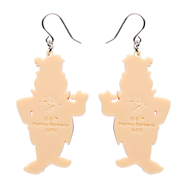 Fred Flintstone Drop Earrings