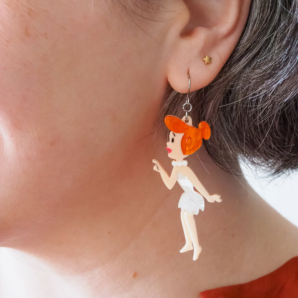 Wilma Flintstone Drop Earrings