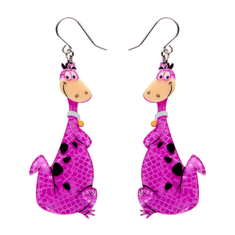 Dino Flintstone Drop Earrings