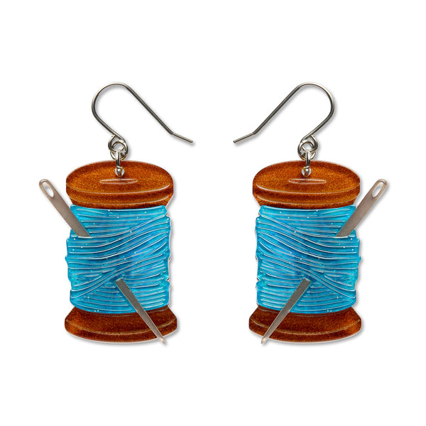 Thread the Needle Drop Earrings