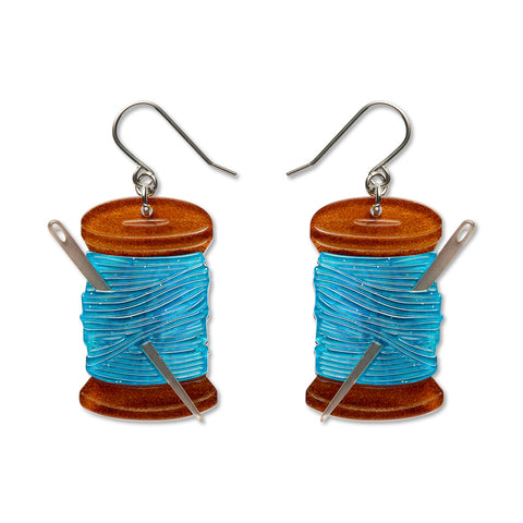 Thread the Needle Drop Earrings
