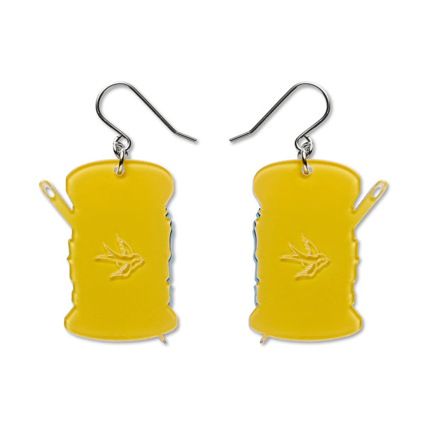 Thread the Needle Drop Earrings