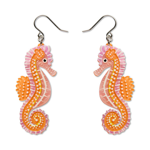 Kuu Wanana (Seahorse) Drop Earrings