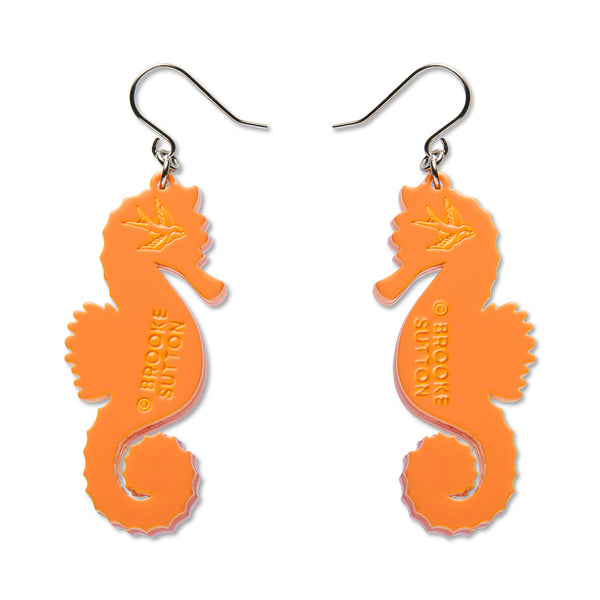 Kuu Wanana (Seahorse) Drop Earrings