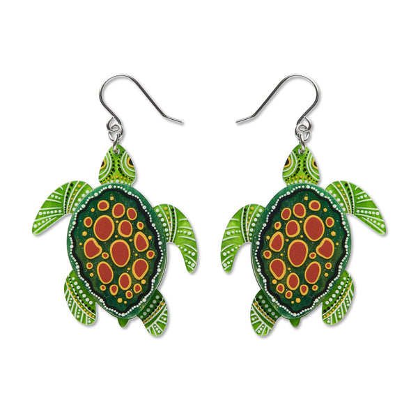 Yaunati (Turtle) Drop Earrings