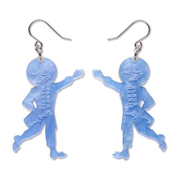Moonface Drop Earrings
