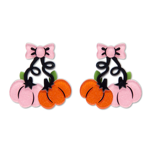Pair O'Pumpkins Drop Earrings