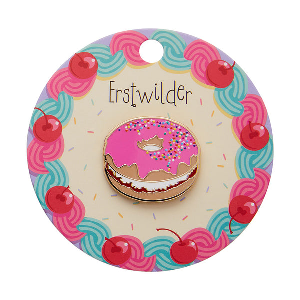Donut Cake Enamel Pin