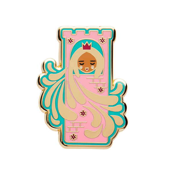 Let Your Hair Hang Down Enamel Pin