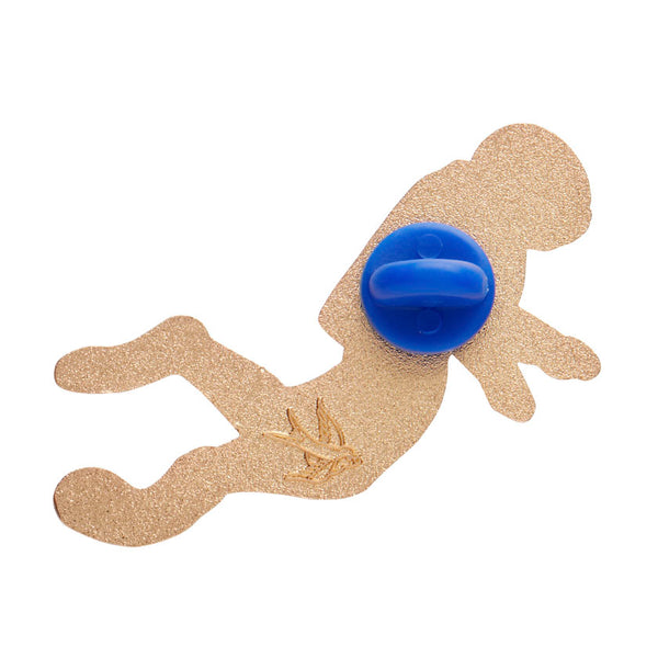 Diver Jamie Enamel Pin