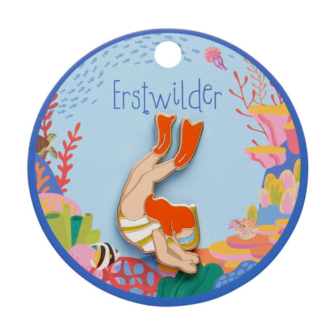 Snorkeler Sheree Enamel Pin