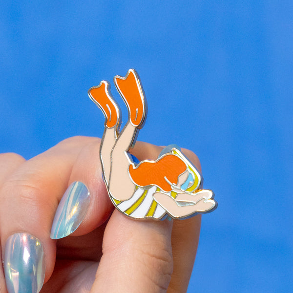 Snorkeler Sheree Enamel Pin