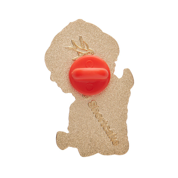 Strawberry Gardening Enamel Pin