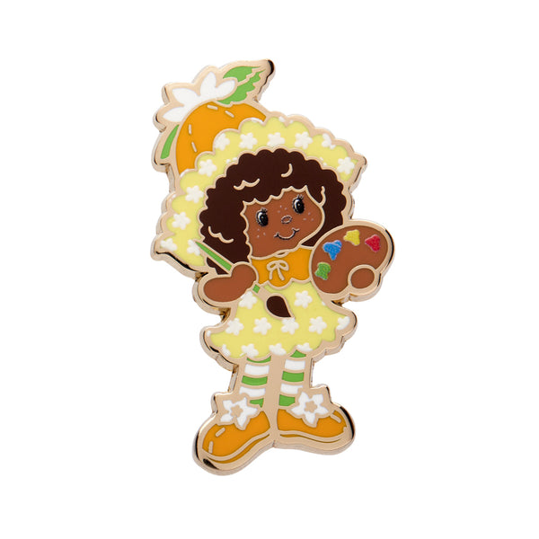 Orange Blossom Enamel Pin