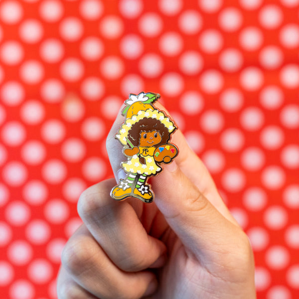 Orange Blossom Enamel Pin