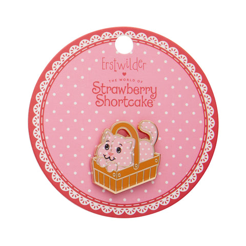 Cozy Custard Cat Enamel Pin