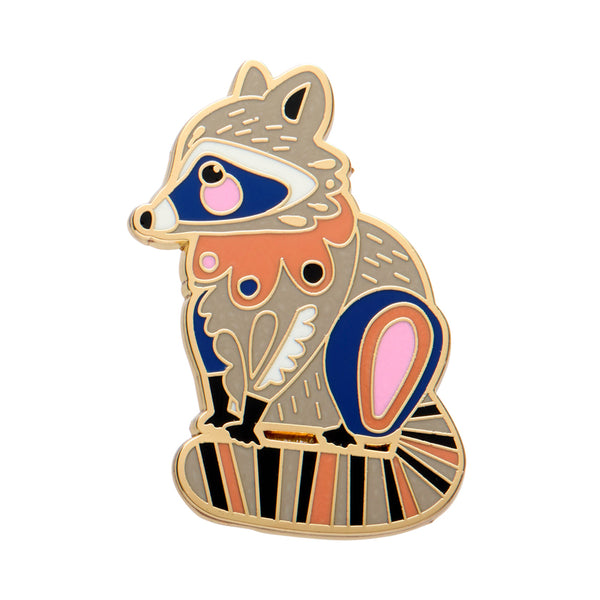 The Resourceful Raccoon Enamel Pin