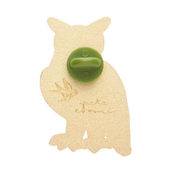 The Grand Great Horned Owl Enamel Pin