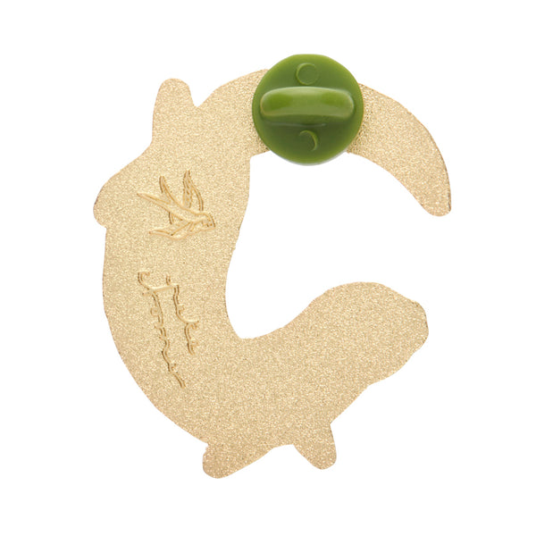 The Outgoing Otter Enamel Pin