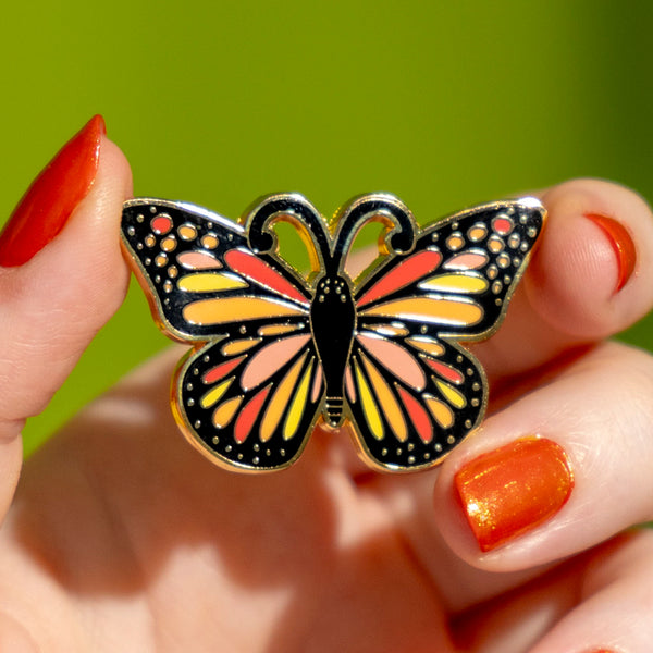The Magnificent Monarch Butterfly Enamel Pin