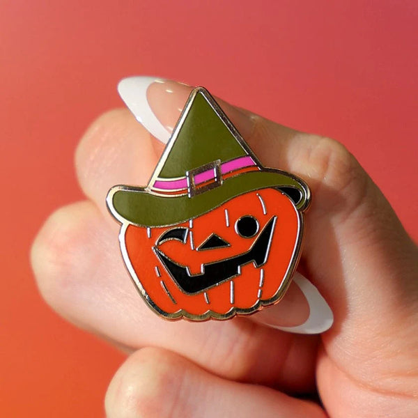 Witch O'Lantern Enamel Pin