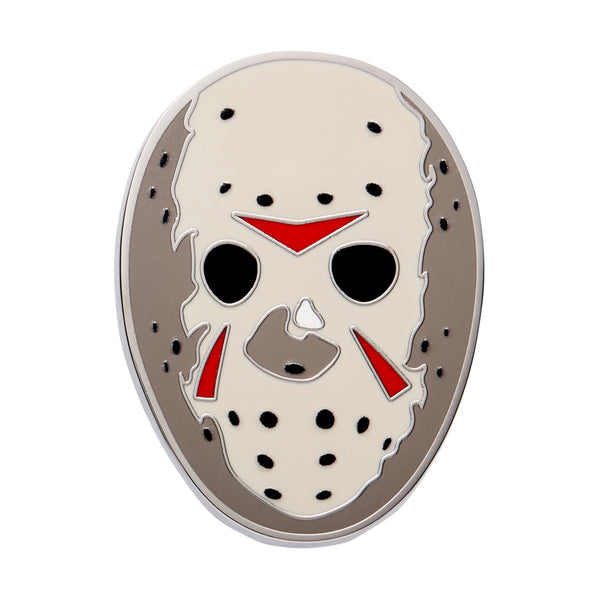 Jason Voorhees Mask Enamel Pin