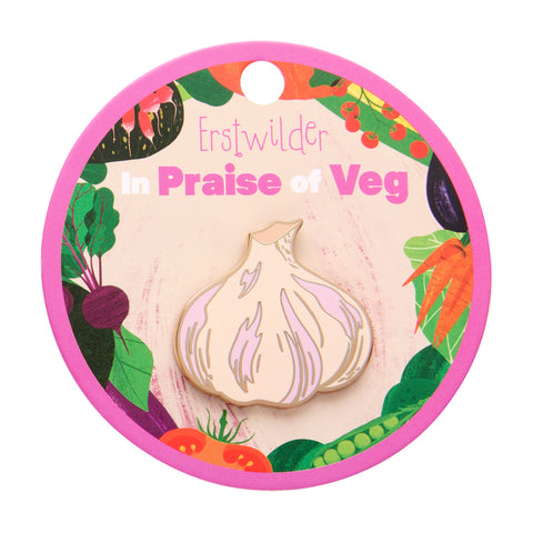 Garlic Guardian Enamel Pin