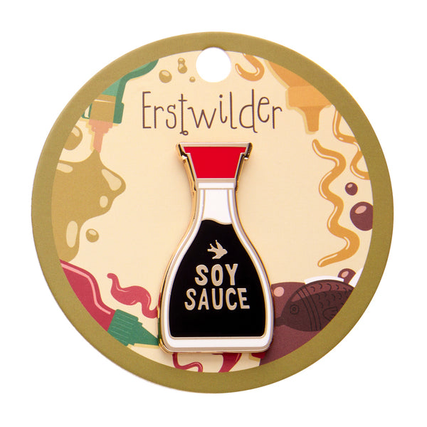 The Joy of Soy Enamel Pin