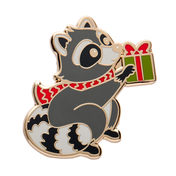 Rhi-Rhi the Raccoon Enamel Pin
