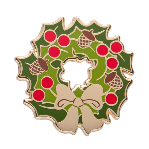 Forest Wreath Enamel Pin