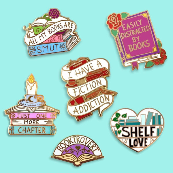 Shelf Love Lapel Pin