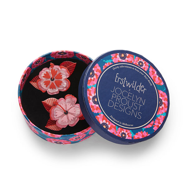 Halcyon Hibiscus Hair Clips Set - 2 Piece