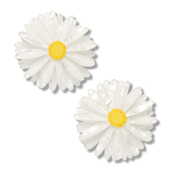 Cut-leaf Daisy Hair Clips – 2 Piece