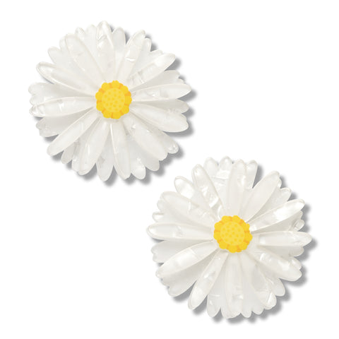 Cut-leaf Daisy Hair Clips – 2 Piece