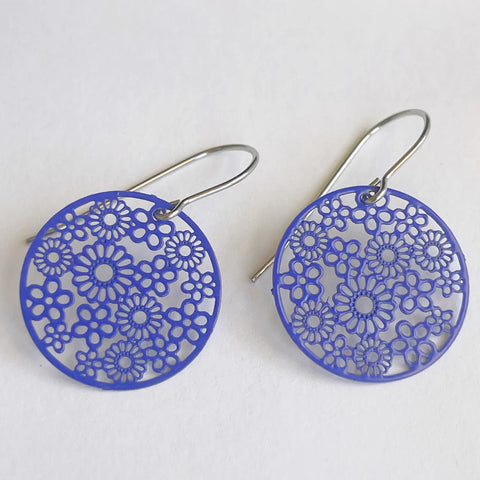 Posy Royal Blue Earrings