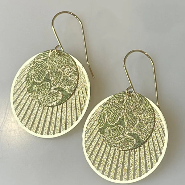 Vintage Claudia Green Earrings
