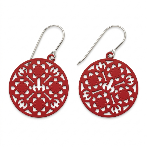 Gretel Earrings - Red