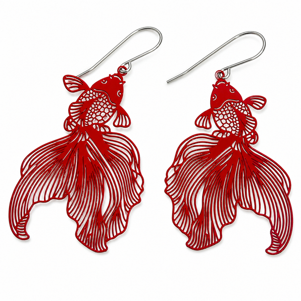 Suki Earrings - Red