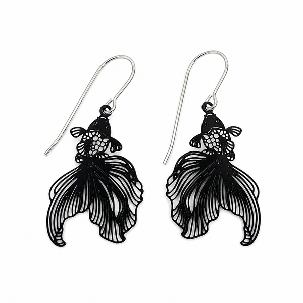 Suki Mini Earrings - Black