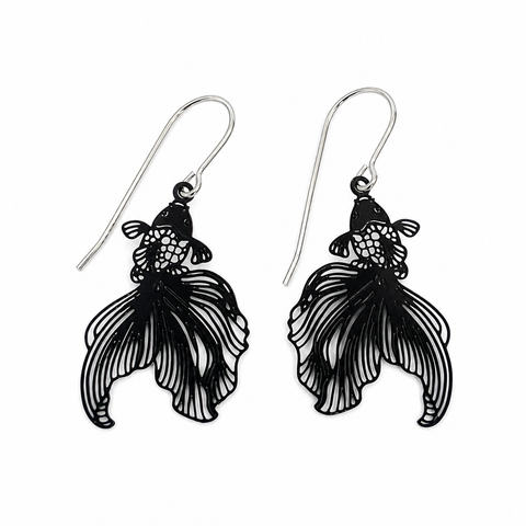Suki Mini Earrings - Black