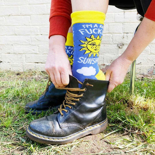 I'm A Ray Of Fucking Sunshine Socks