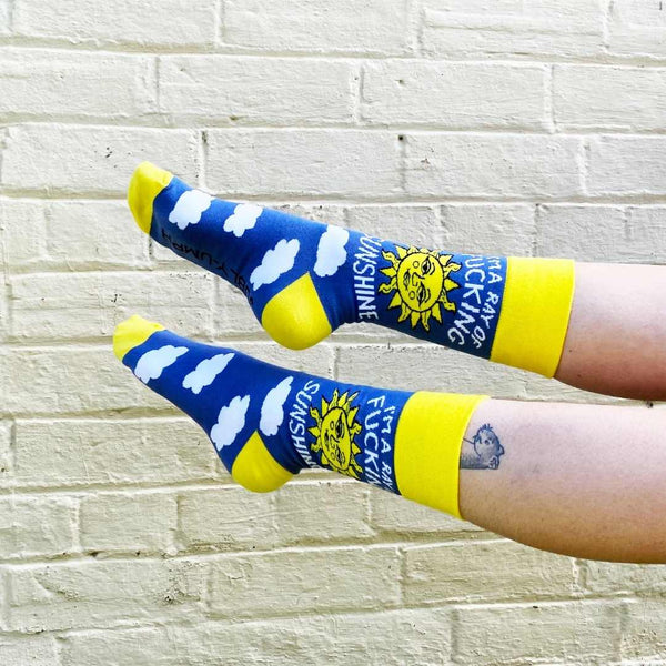I'm A Ray Of Fucking Sunshine Socks