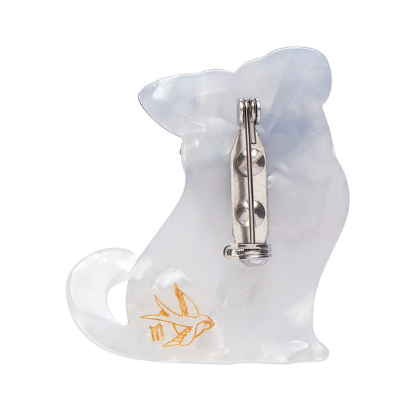 Adoring Polly Pug Mini Brooch