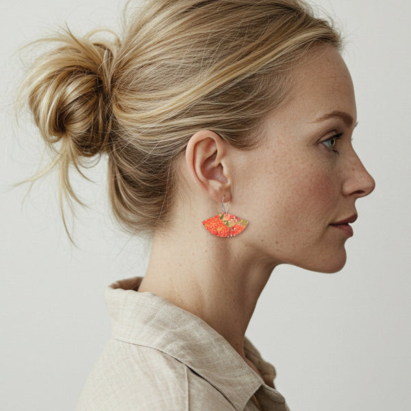 Ellis Rowan Blossom Layered Fan Hoop Earring