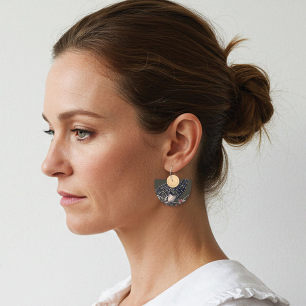 Native Birds Black Cockatoo Bell Halo Pack Earring