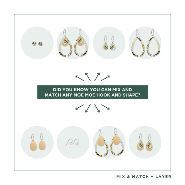 Native Birds Parrot & Pardalote Trinity Tear & Stud Pack Earring