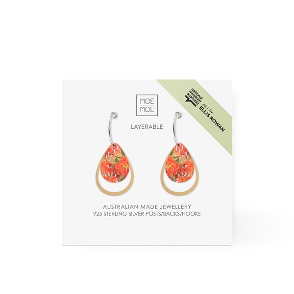 Ellis Rowan Blossom Layered Iconic Outline Hoop Earring
