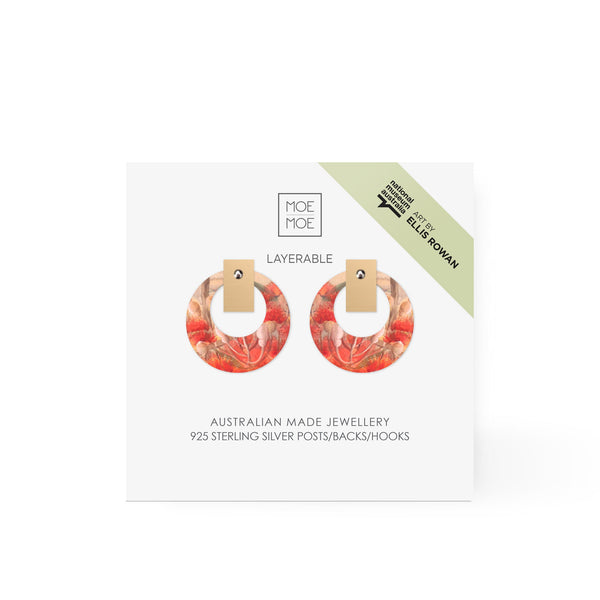 Ellis Rowan Blossom Layered Small Retro Stud Earring