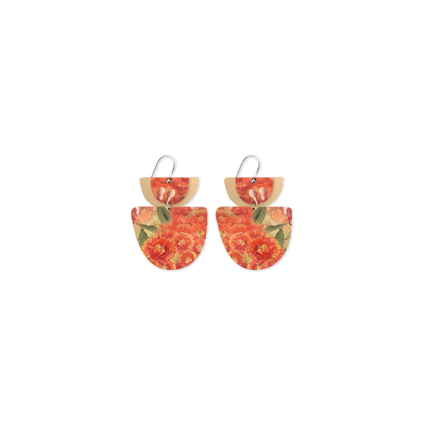 Ellis Rowan Blossom Layered Double Bell Drop Earring